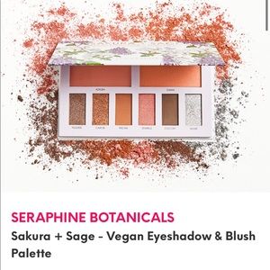 Seraphine botanicals Sakura + Sage palette